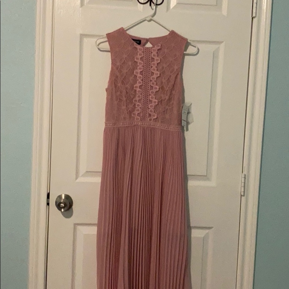 Bebe Lace back cutout dress